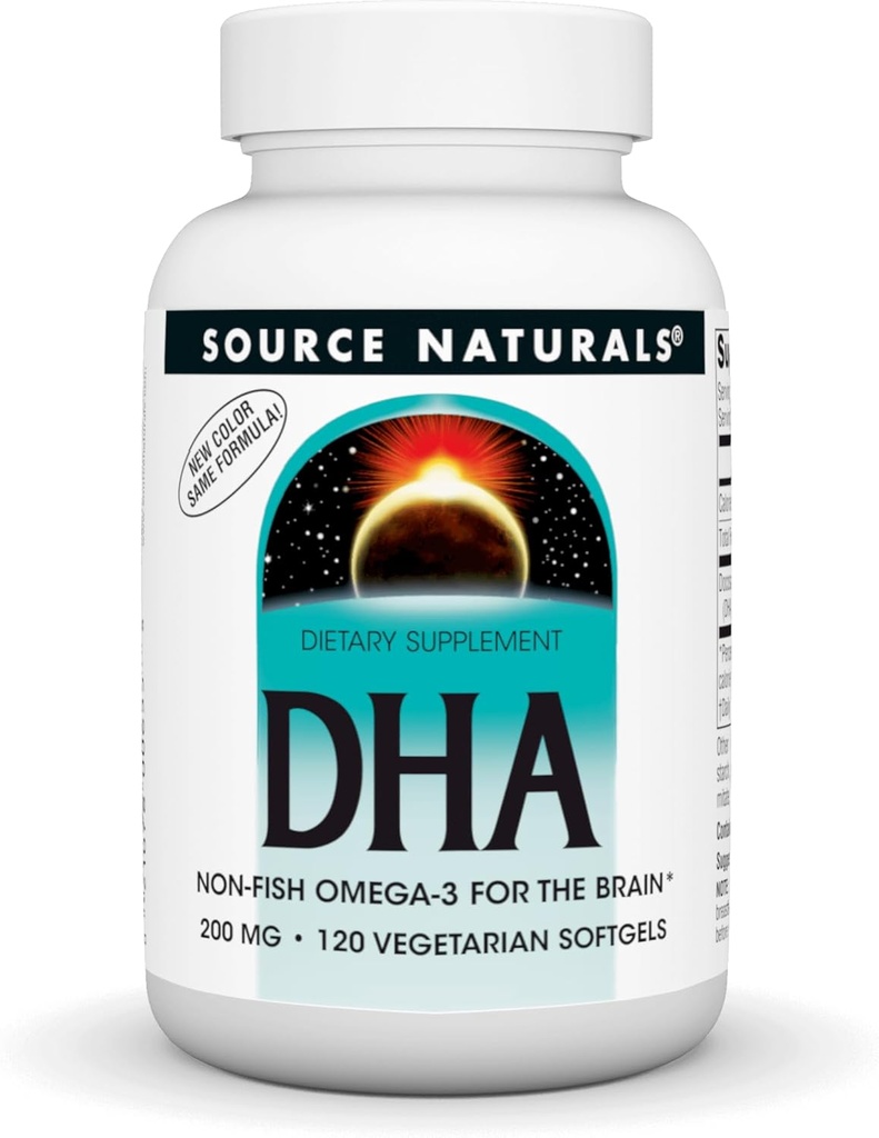 Źródło Naturals DHA, Neuromins 200 mg Non-Fish Omega-3 dla mózgu