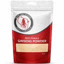 Red Panax Ginseng Powder z naturalnych żeńsnozydów (8 oz) - Wspiera zdrową energię, witalność, nastrój i więcej, Koreański Panax Ginseng Root Powder do Smoothies, kawa lub napoje (1 opakowanie)
