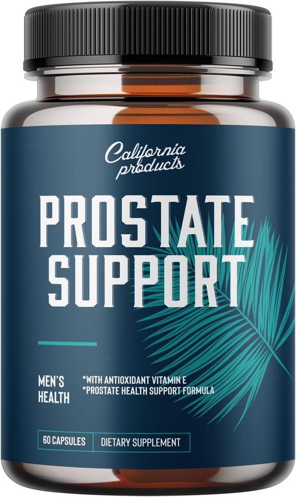 Prostate Support Prostate Supplement Dla mężczyzn A Natural Formula Saw Palmetto z witaminą E, Amino Kwasy, Pygeum i 100% Czyste i zmniejszyć objawy częste oddawanie moczu i utrata włosów