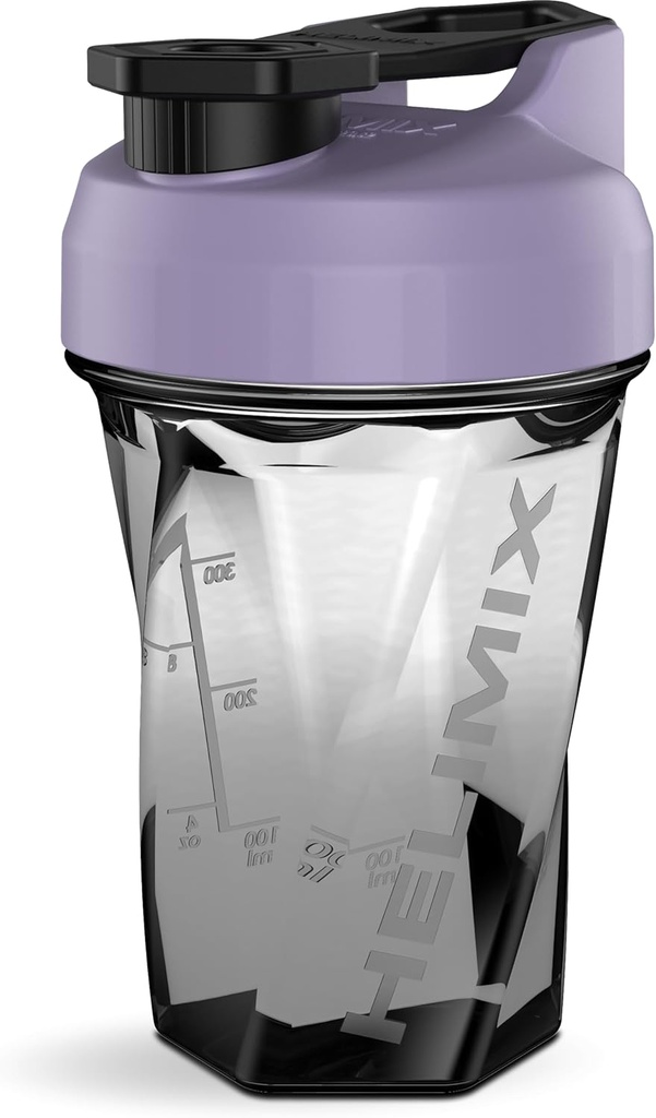 HELIMIX 1.5 Blender Blender Butelka shaker trzyma do 20oz 124; No Blending Ball lub Whisk Between 124; USA Made 124; Przenośne pre Workout Serwatka Protein Shaker Cup 124; Mixes Cocktails Smoothies Shakes 124; Top Rack Safe