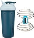 Hydraugh Cup Power Shaker w / Ważona whisky, 28oz - Szybsze mieszanie, Mniej shaking wymagane, Clump- Free Shakes Protein, Shaker Cup (Polipropylen, Niebieski)