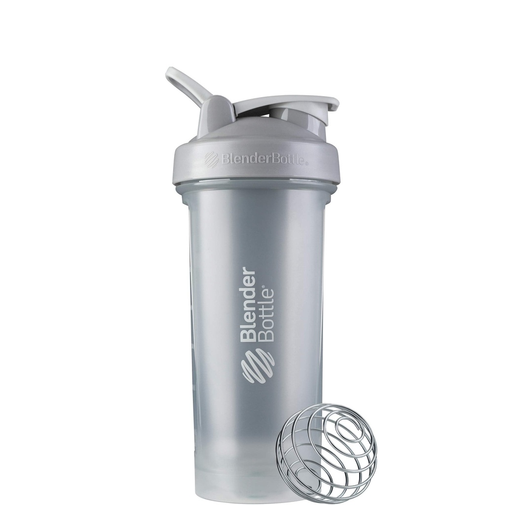 Butelka BlenderBottle Classic V2 Shaker Butelka Perfect for Protein Shakes and Pre Workout, 28- Ounce, Pebble Grey