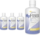 Mieszanka HyFiber Daily Liquid Fiber dla regularności i miękkich narzędzi, 12 Grams Rozpuszczalny Fiber, 32 fl oz 4 Pack