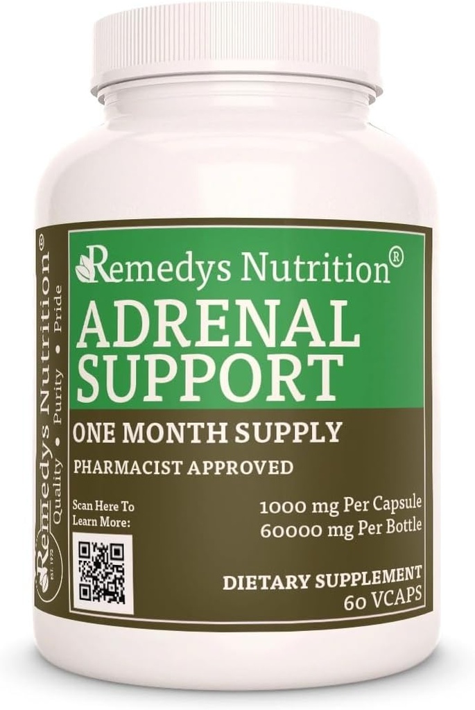 Remedy 's Nutrition Assistance Assistance 124; 1000 mg, 60 Kapsułek Vegan Herbal Dietetic Supplement Assistance 124; Dwa miesiące dostaw