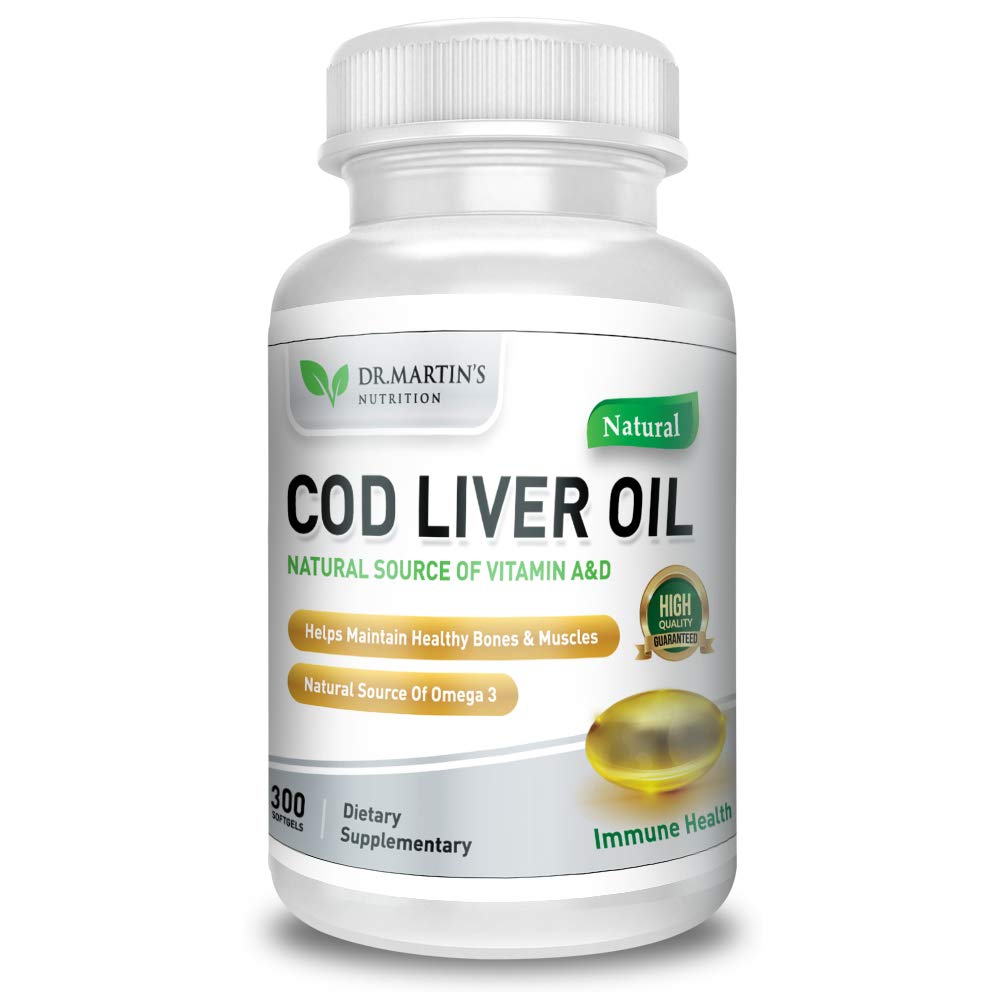 ChZT Olejek wątrobowy 124; 300 Softgels 124; Naturalne źródło Omega 3 Kwasy tłuszczowe 124; Potrójne siły 124; Najlepsze zdrowie immunologiczne, Zdrowe kości i suplement diety mięśniowej 124;