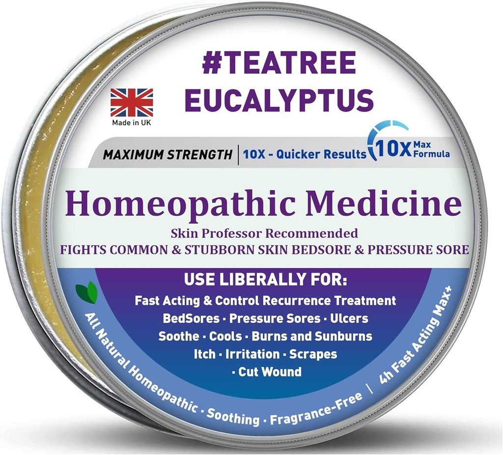 Manuka Honey 5x Przyspieszone leczenie opieki medycznej Zaawansowany krem produkt, Pośladki Bed Sores, Prąd ciśnieniowy, rany, wrzody, cięcia, Scrapes, Burns Deep, Opatrunek Zawiera granulki, Nie irytujące tłuszczów