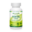 Olej rybny 1000mg - serce, wsparcie dla mózgu i oczu z Omega-3 EPA & DHA, 120 Softgels, Non-GMO Birth124; Innervis Nutrition