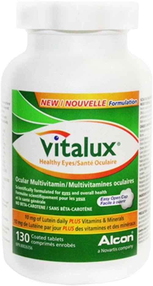 Vitalux Healthy Eyes Multivitamine Ocular z 5 mg luteiny, 130 tabletek