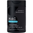 Sport Badania N- Acetyl L- Cysteina (NAC) 600mg, 90 Kapsułki Veggie - Vegan, Non-GMO, Gluten Free. Lemon Aroma