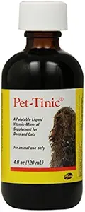 Pfizer Animal Pet- Tinic Vitamin- Mineral Supplement for Dogs and Cats, 4- Ounce by Pfizer Animal