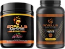 Goryl Mind pre Workout (Cherry) + Premium Protein serwatkowy (Czekolada) - Kompleksowy zestaw do tankowania maksymalnych wyników treningu