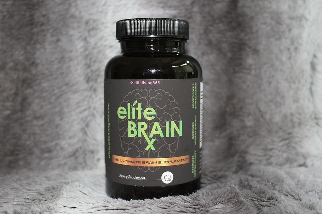 Wszystkie Natural Brain Supplement - Zwiększa klarowność, Poprawia pamięć i nastrój, Wzmacnia ostrość i inteligencję - Scientificated Nootropic for Cognitive Enhancement - Ginkgo Biloba - Elite BrainRx