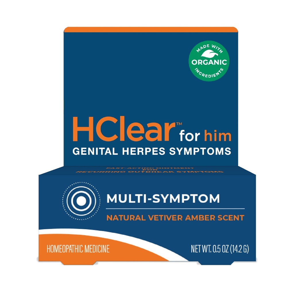 HClear dla niego przez FemiClear - Topical Maintment - Formulated with All- Natural and Organic Ingredients - Fast- Acting Relief - Productured in The USA - (0.5 Oz Tube)