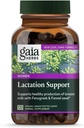 Gaia Herbs Lactation Support - Wspiera zdrową produkcję mleka piersi w karmiących matek * - z nasion kozieradki, nasion kopru i liścia malinowego - 120 Vegan płynnych Kapsułki (40-Day Supply)