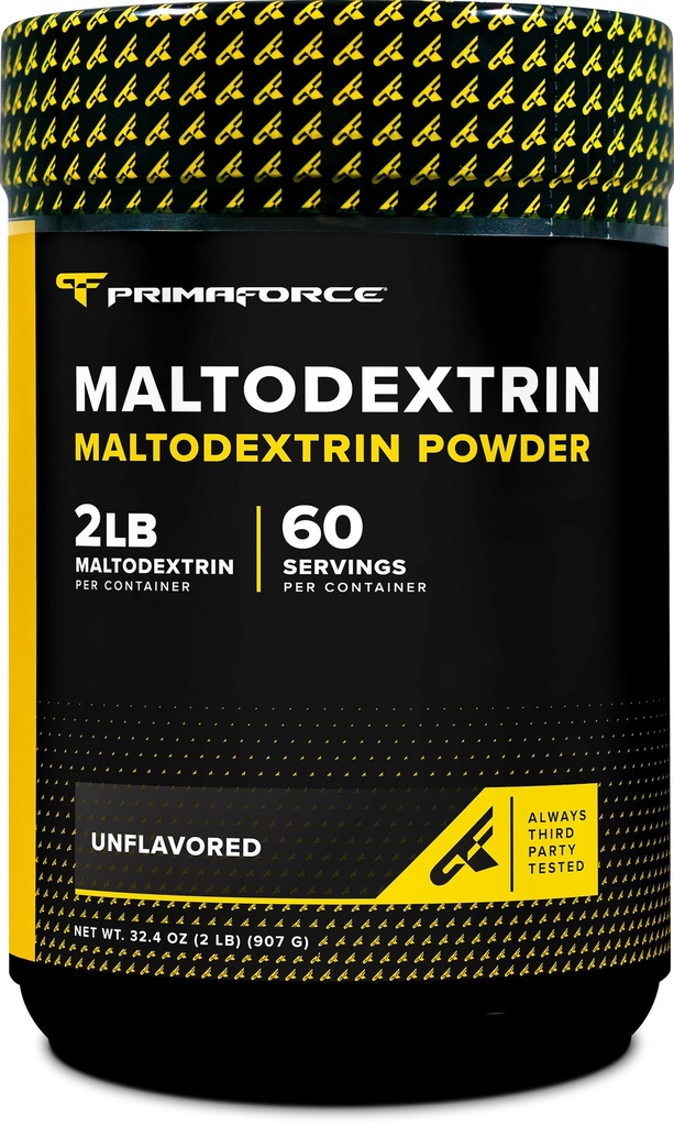 Primaforce Maltodekstryna w proszku (2 funty, bez smaku) - Maltodekstryna w proszku do zwiększonej energii treningowej, Gain & Endurance