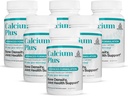 TURNER Calcium Plus, All- Natural Marine Calcium Supplement, z UAF1000 + Super Antioksydant, Magnezu + Witaminy K2 & D3, Wspiera Gęstość Kości & Joint Health, 6 Butelki, 540 kapsle, 6 Dostawy Miesiące