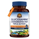Vitalitown Glukozamina Chondroitin MSM XI124; Kolagen, Boswella, Turmeric, kwas hialuronowy, Bromelain XI124; Triple Action + Formula XI124; 12 Składników XI124; 90 Tabletki, No Shellfish