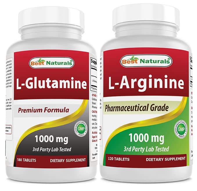 Najlepsi przyrodnicy L- glutamina 1000mg i L- arginina 1000 mg