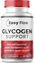(1 opakowanie) Easy Flow Glycogen, EasyFlow Glycogen Support Capsules, Glyco Optimizer Formula, Natural Blood Vessel Cleaner, Premium Easy Flow Glycogen Support (60 kapsułki)