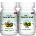 Girls & Boys Multivitamin Bundle z D3, Żelazo, Wapń, Biotin, Enzymy trawienne - Multi Vitamin for Energy, Immune & Mood Support - 60 Count Each