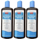 3 Pakiet Terapeutyczny Węgiel Tar żel Szampon Anti Dandruff - Łuszczyca, Łososiowe zapalenie skóry, 16 oz każda butelka - Duży rozmiar - T żel