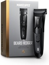 MANSCAPED ® Beard Hedger ® Premium Men 's Beard Trimmer, 20 Długość Regulowany Blade Wheel, Stal nierdzewna T- Blade do precyzyjnego przycinania włosów twarzy, Cordless Wodoodporny / Suchy Clipper