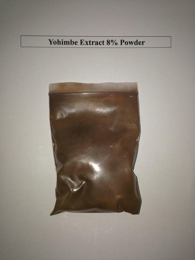 8% Yohimbine Yohimbe Bark Extract proszek / afrodyna 100 gramów