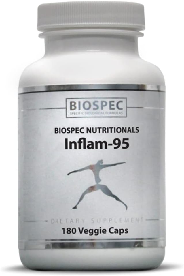 Inflam- 95 - Ginger Root Extract 2000 mg, Curcumin Root Extract, Boswellia Serrata Extract, Nettle Leaf Extract, Bioperine - Support Healthy Inflammative Response *