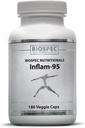 Inflam- 95 - Ginger Root Extract 2000 mg, Curcumin Root Extract, Boswellia Serrata Extract, Nettle Leaf Extract, Bioperine - Support Healthy Inflammative Response *
