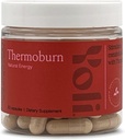 Yoli ® Thermoburn Suplement energetyczny z zielonej herbaty Liść, Guarana, Cholina, Ketony malinowe i Thermo- G Mieszanka proteinowa - Witamina energetyczna, 60 Kapsułki