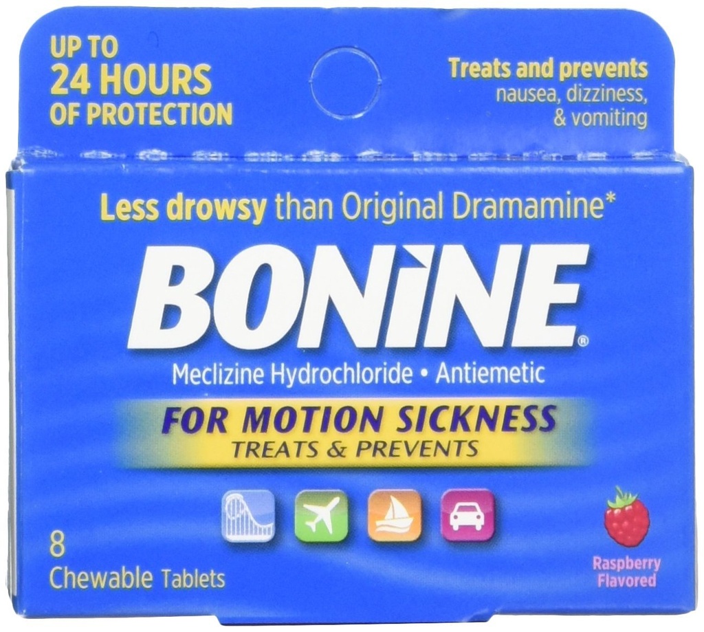 Bonina do Motion choroby łysienie tabletki, Malina aromatyzowane, 8 Każdy