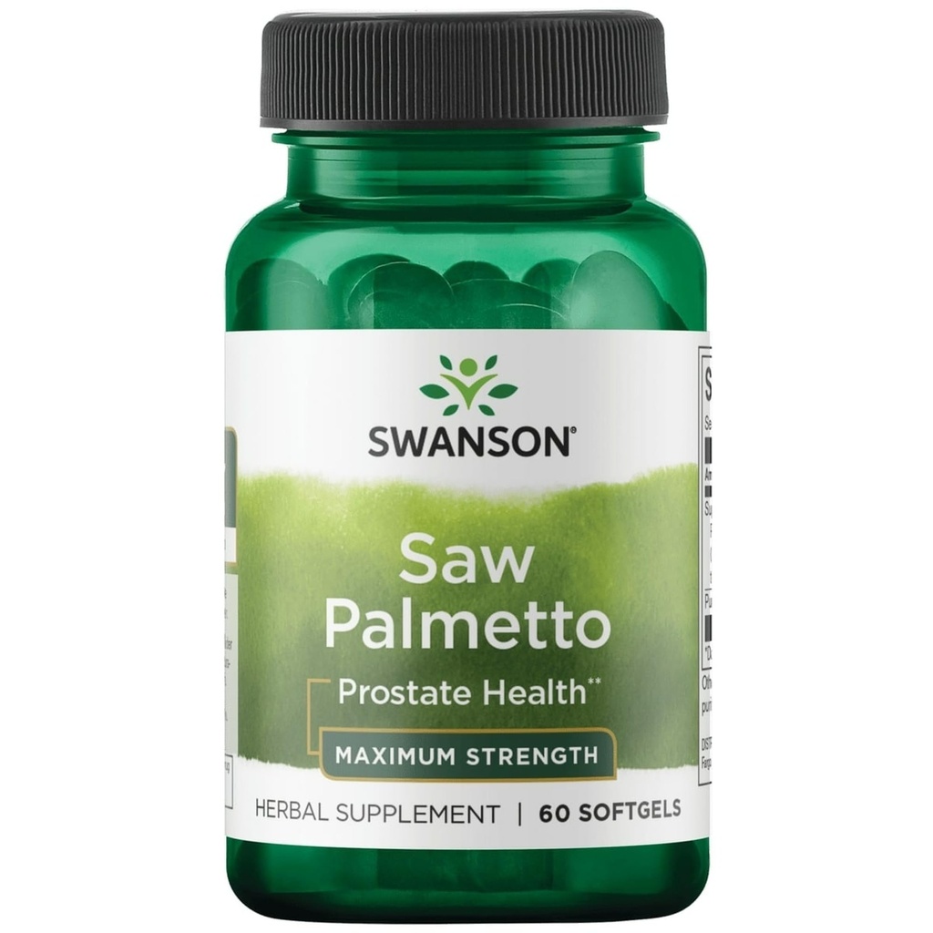 Swanson Saw Palmetto 320 Miligramów 60 Sgels
