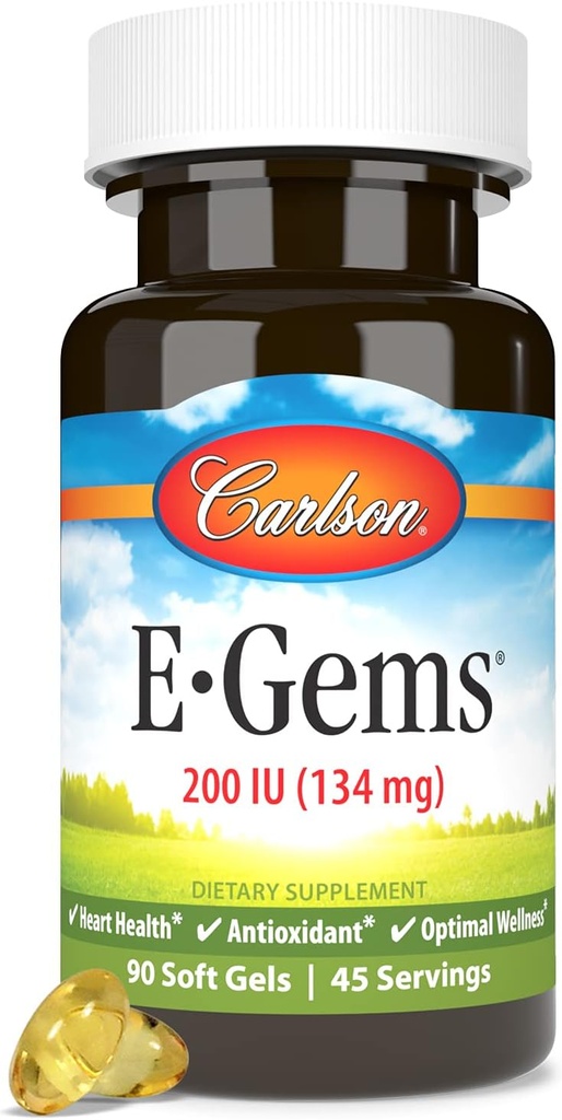 (134 mg), Witamina E ze źródła naturalnego, Optimal Wellness, 90 żel miękkich