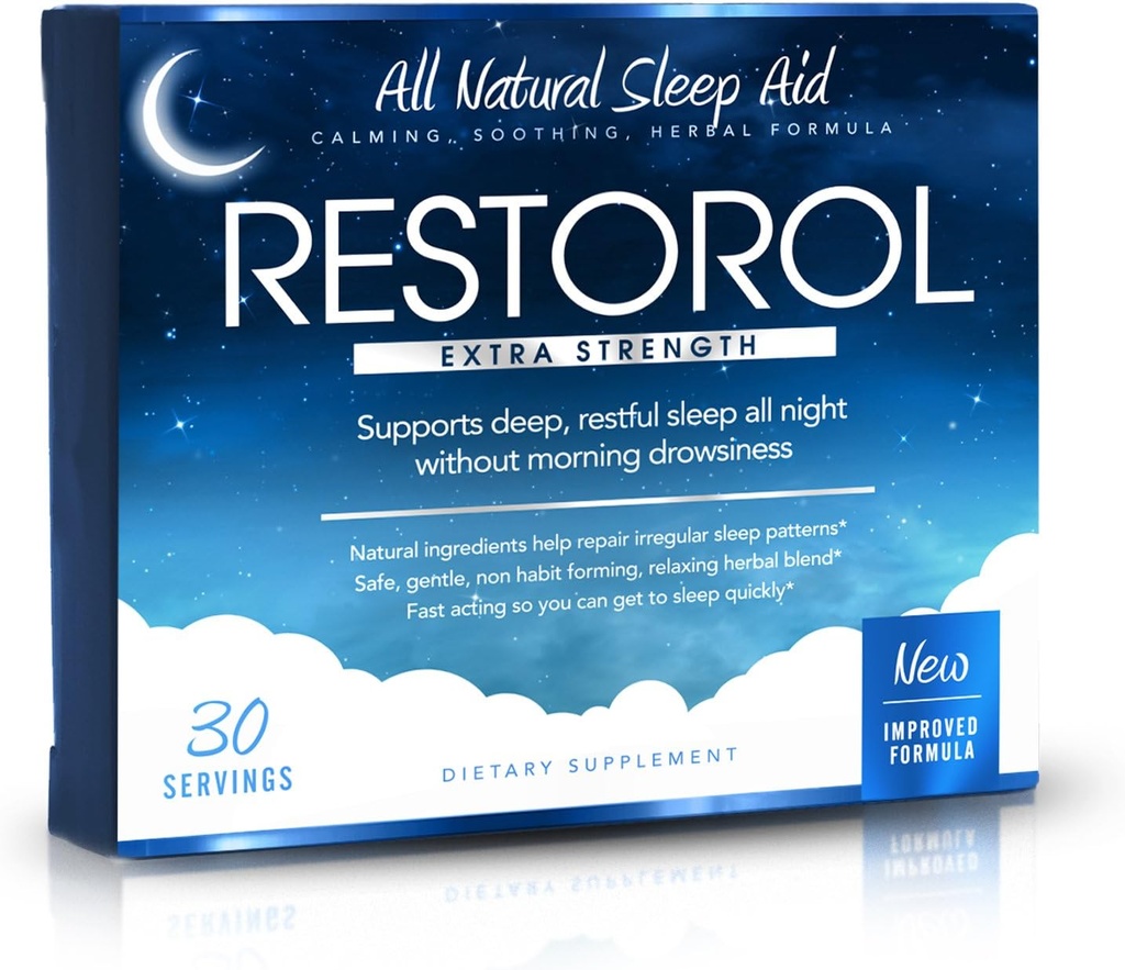 XI124; Natural Seep Aid - Pomoc Sen Cykl - Get Resteful Sleep (30ct) 30 Count (Pack of 1)