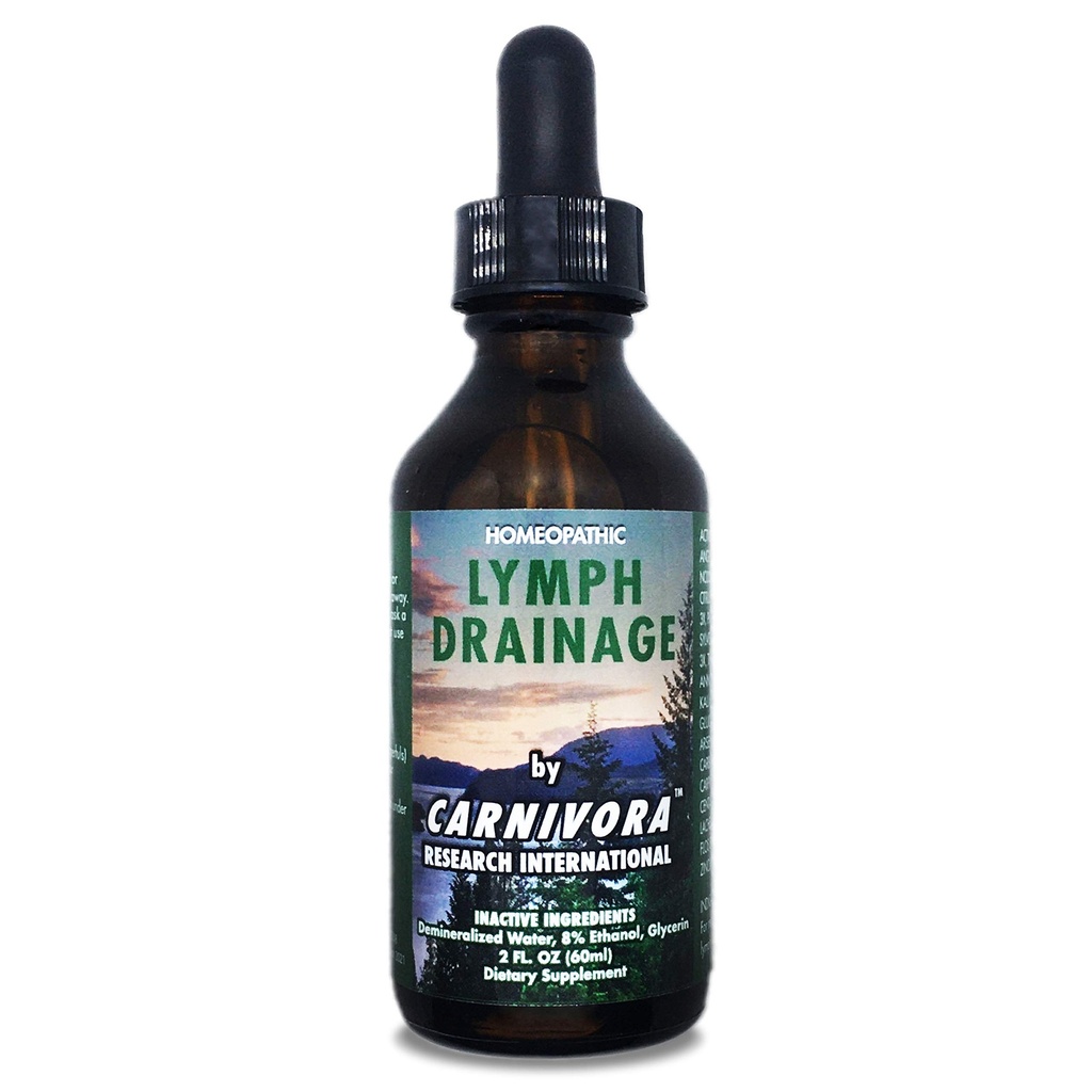 Carnivora - Limph Dreamage Drops - Stymuluje i oczyszcza swój system limfatyczny - Flushes Cell Waste, Zwiększa energię, Zwalcza Wyczerpanie. 2 Fl Oz (opakowanie po 1)