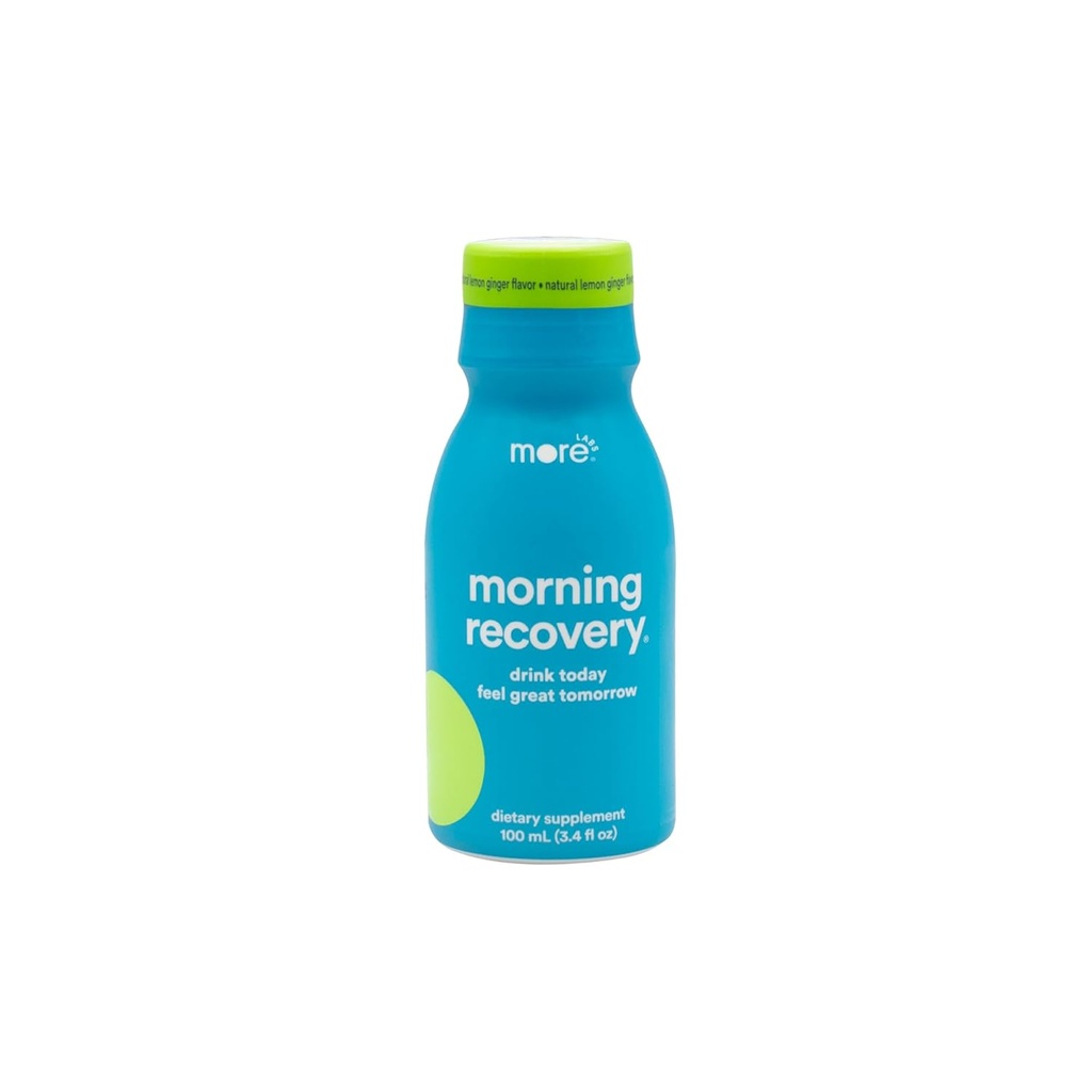 Poranne Odzyskiwanie Electrolyte, Mleko Tistle Drink Proprietary Formulacja do hydratu Podczas picia do porannego odzysku, Wysoko rozpuszczalny płyn DHM, Imbir cytryny, Opakowanie 1