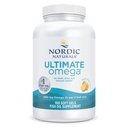 Nordic Naturals Ultimate Omega, Lemon Flavor - 180 Soft Gels - 1280 mg Omega-3 - Wysokiej mocy olej rybny z EPA & DHA - Promotes Brain & Heart Health - Non-GMO - 90 Służenie