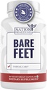 Bare Feet - Pielęgnacja paznokci - Suplement paznokci z witaminą A, Witamina C, Proszek Oregano i więcej - Naprawa paznokci, Wzrost i Pielęgnacja paznokci - Foot Health, 60 Kapsułki