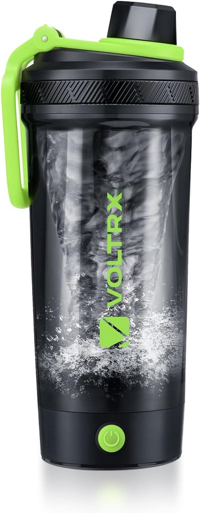VOLTRX Shaker Butelka, Gallium USB C Rechared Electric Protein Mixer, Shaker Cups for Protein and Meal Explacement Shakes, BPA Free, Made with Tritan, 24oz