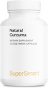 Supersmart - Natural Curcuma 2500mg per Day (High Potency) - Curcuma Longa Extract Supplement - Tumeric Curcumin 95% Curcuminoids indo124; Non- GMO & Gluten Free - 75 Kapsułki wegetariańskie