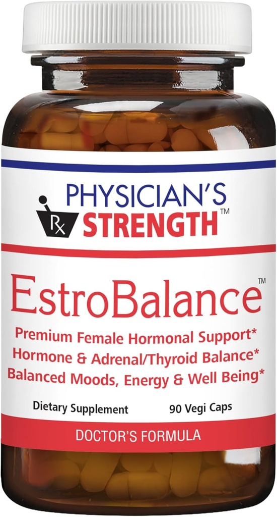 Siła lekarza EstroBalance - 90 Vegi Caps - Hormon System Metaboliczny Wsparcie - 45 Służenie