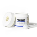 Gold 's Gym Nutrition Pre- Workout proszku 124; Soy- Free, Keto, Vegan Premium Flavor Pre-Workout z naturalnej kofeiny, L- Citrulina, Alpha GPC, Beta- Alanina, i przeciwutleniacze, 20 Służenia (Blue Malina)