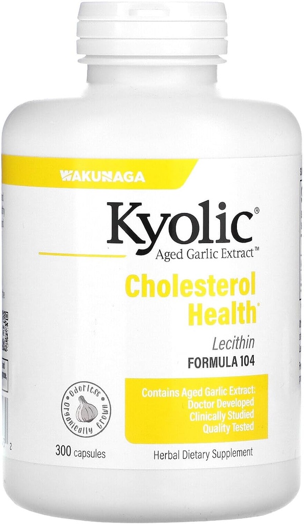 Kyolic # 104 Garlic Ext W / Lecithn 300 Cap
