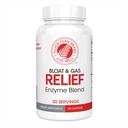 Silver Fern Bloat & Gas Relief Digestive Enzym Mieszanka - 1 Butelka = 30 Słupki - FODMAP & Bloating suplement diety z Tolerase L, Pectinase & More (1 Butelka)