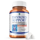 1 Body Tyroid Supplement Supplement, Iodine- Free, Vegan, z L- Tyrosine i Ashwagandha, 60 kapsułki