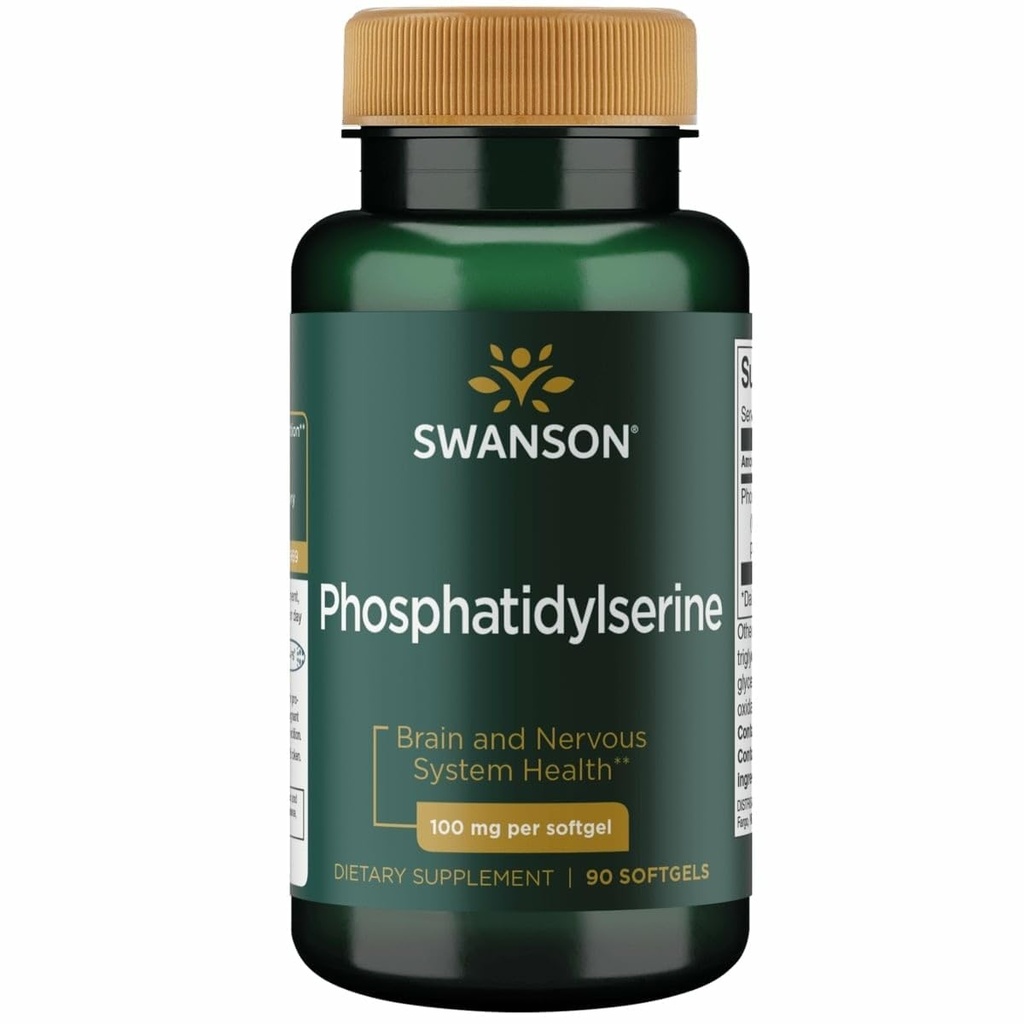 Swanson Fosfatydyloseryna 100 Miligramy 90 Sgels