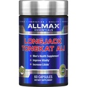 ALLMAX Essentials LongJack Tongkat Ali - 60 Kapsułek - Suplement zdrowia mężczyzn - Poprawia witalność - 60 Służenia