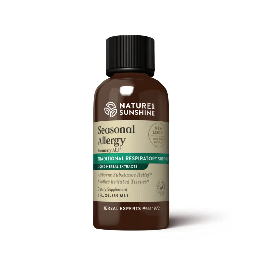 Nature 's Sunshine Sezonowa alergia (wcześniej ALJ Liquid) 2 FL Oz