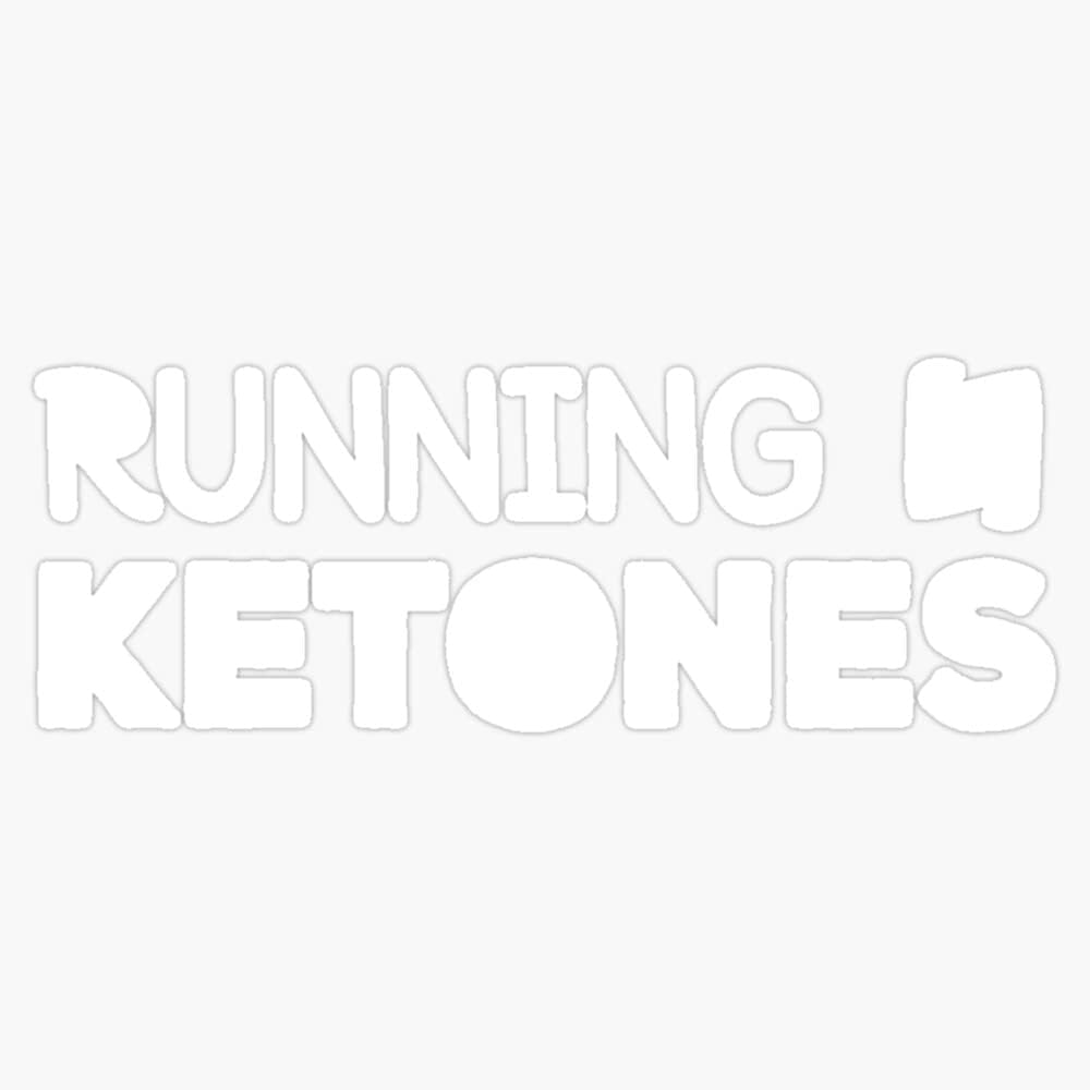 Magnet działa na Ketones Keto diet siłownia trening Magnet Vinyl Magnetic Sticker rozmiar 5 "