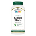 21 Century Ginkgo Biloba Extract Veg- Capsules, 200- Count (21687)